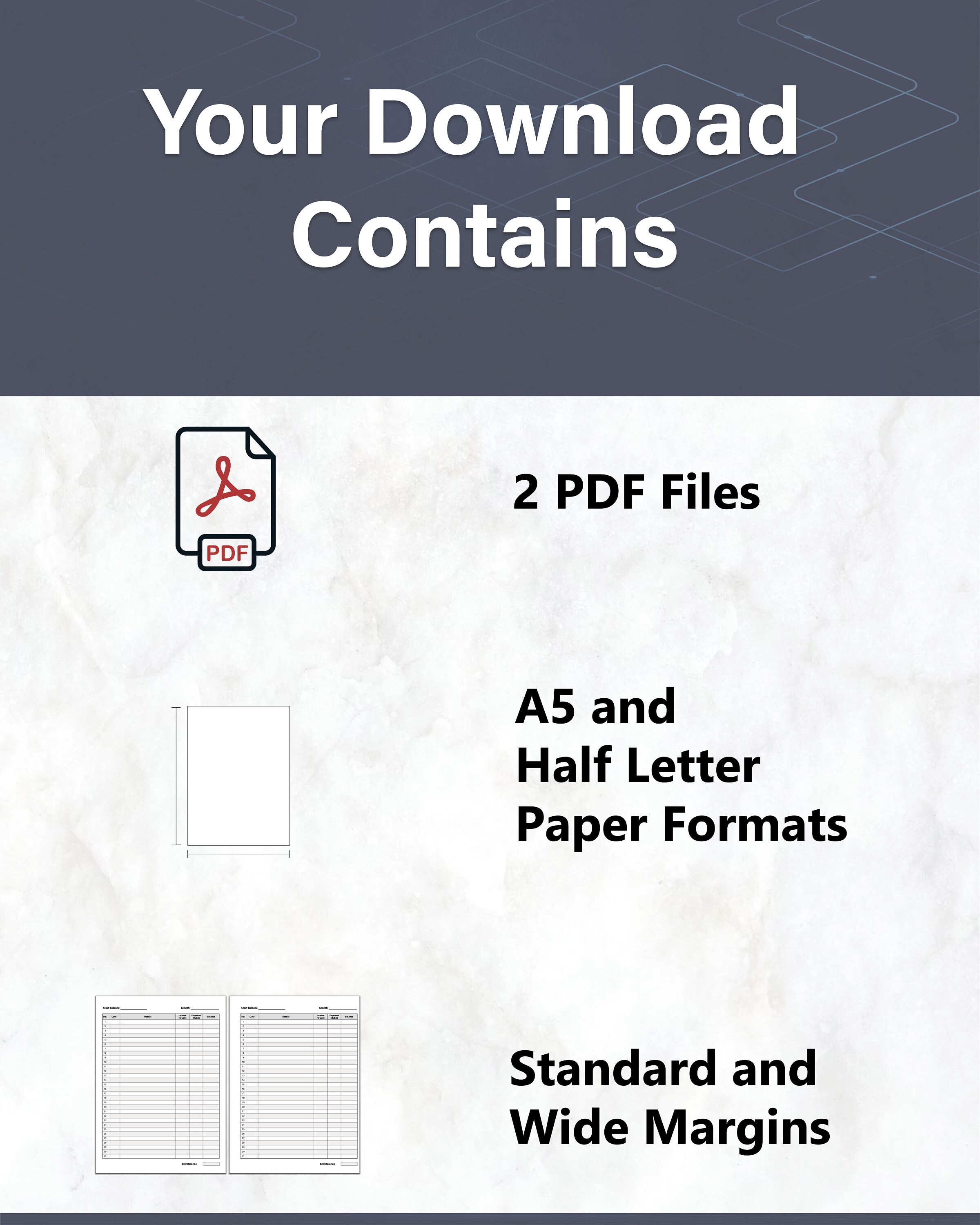 Accounting Ledger and General Ledger Sheet, Expense Tracker and Money