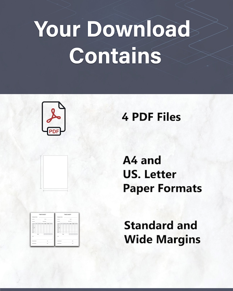 Printable Employee Time Sheet Weekly Time Tracker Ideal for Etsy UK