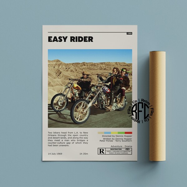 Easy Rider Poster Etsy