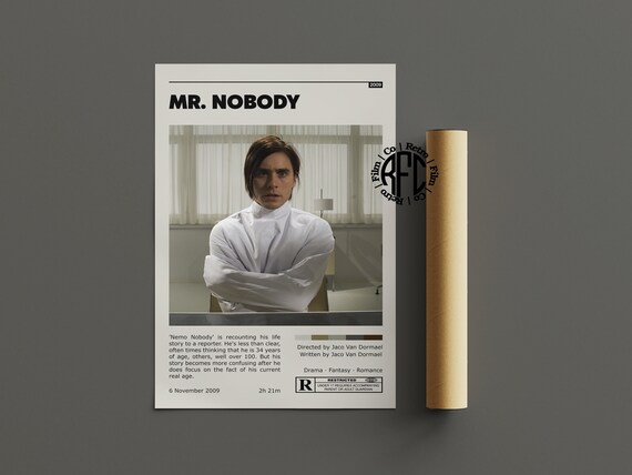 Mr Nobody Retro Movie Poster Print Minimalist Movie Poster - Etsy