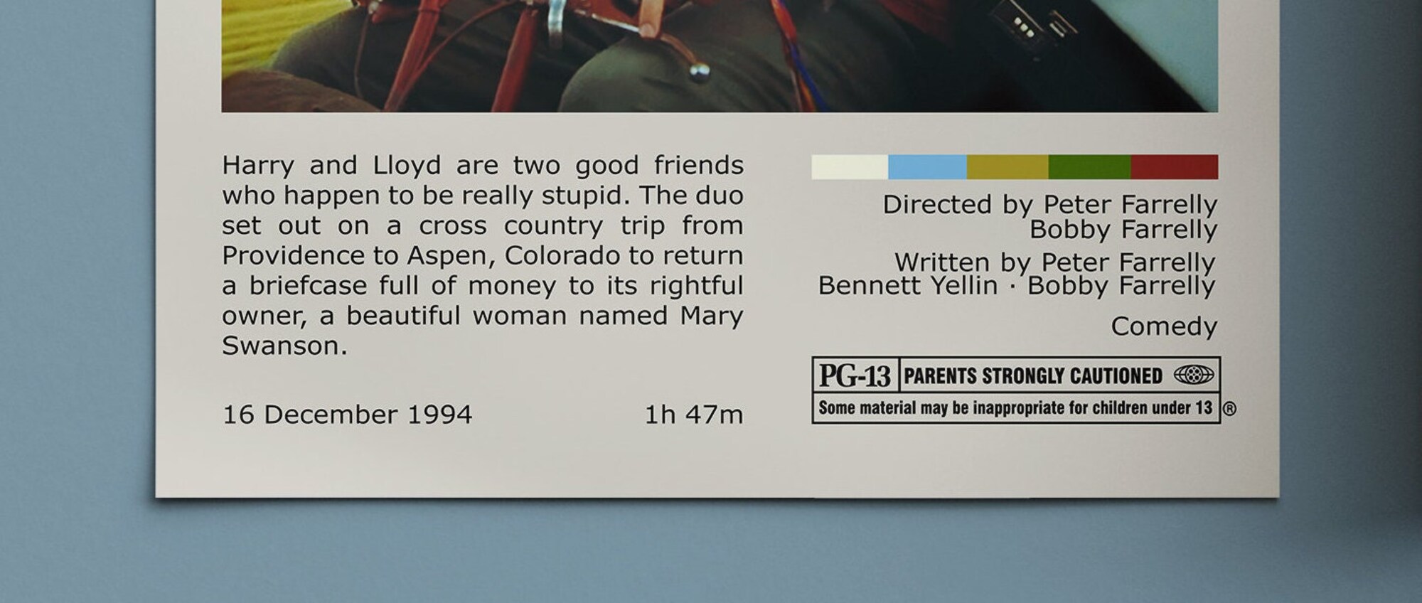 Dumb And Dumber Retro Vintage Poster | Minimalist Movie Poster