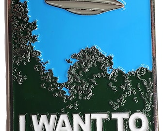 X-Files - Mulder's I Want to Believe Poster Pin