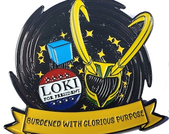 Marvel MCU - Loki - Burdened with Glorious Purpose Pin