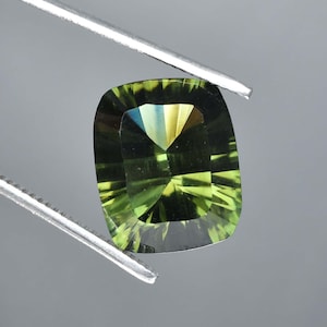 11.85Ct 100% Natural Bi-Color Indicolite Blue Green Tourmaline Round Cut Loose Gemstone BOMB Fire Heart Touching Gem Making Ring And Jewelry
