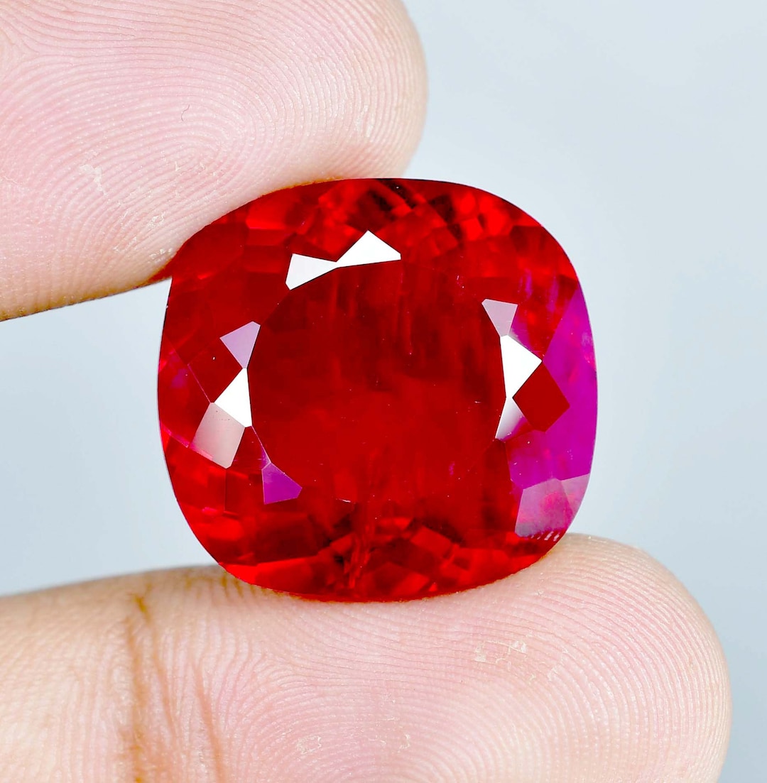 21 X 20 Mm Loose Gemstone VERY Rare Ct 100% Natural Red