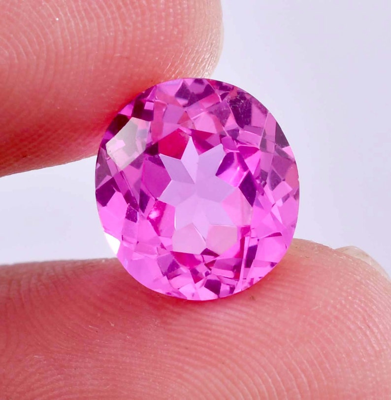 12 x 11 MM Flawless 7.85 Ct Natural Royal Pink Ceylon Sapphire Master Cut Loose Gemstone GIT Certified Heart Touching Ring Making Gemstone imagem 4