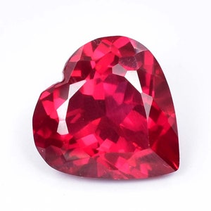 AAA 9.90 Ct Very Rare Natural Red Painite Perfect Heart Cut Burmese Facet GIT Certified Gemstone Very nice Quality 11.31 x 11.17 x 6.92mm