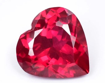 AAA 9.90 Ct Very Rare Natural Red Painite Perfect Heart Cut Burmese Facet GIT Certified Gemstone Very nice Quality 11.31 x 11.17 x 6.92mm