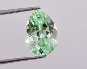 12 x 8 MM Flawless 5.95 Ct Natural Blue Green Bi-Color Parti Sapphire Loose Gemstone GIT Certified Use Jewelry , Ring & Pandent Gemstone