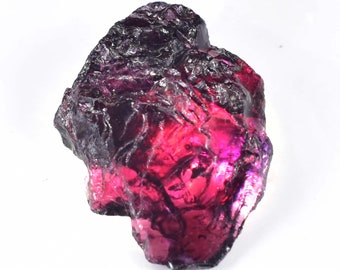 AAA+ 55.50 Ct Very Rare Natural Red Painite Rocks Rough Unheated Burmese Facet (GIT) Certified Very nice Quality 31.58 x 23.26 x 10.43 mm