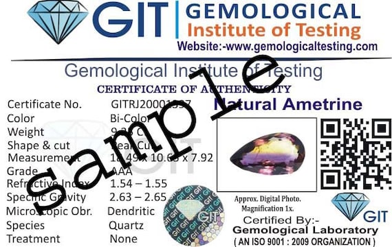 Multi Color Ametrine 97.80 Ct. Brazilian Ametrine Round Cut Translucent Multi Color Ametrine Gemstone
