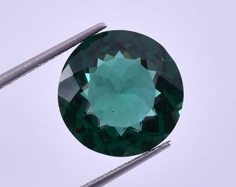 12 x 12  MM & 5.80 Ct Natural Greenish-Blueish Grandidierite Loose Gemstone GIT Certified Heart Touching Cornflower Making Ring Pendent Tool