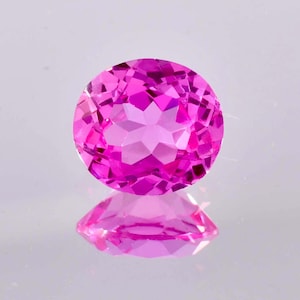 12 x 11 MM Flawless 7.85 Ct Natural Royal Pink Ceylon Sapphire Master Cut Loose Gemstone GIT Certified Heart Touching Ring Making Gemstone imagem 1