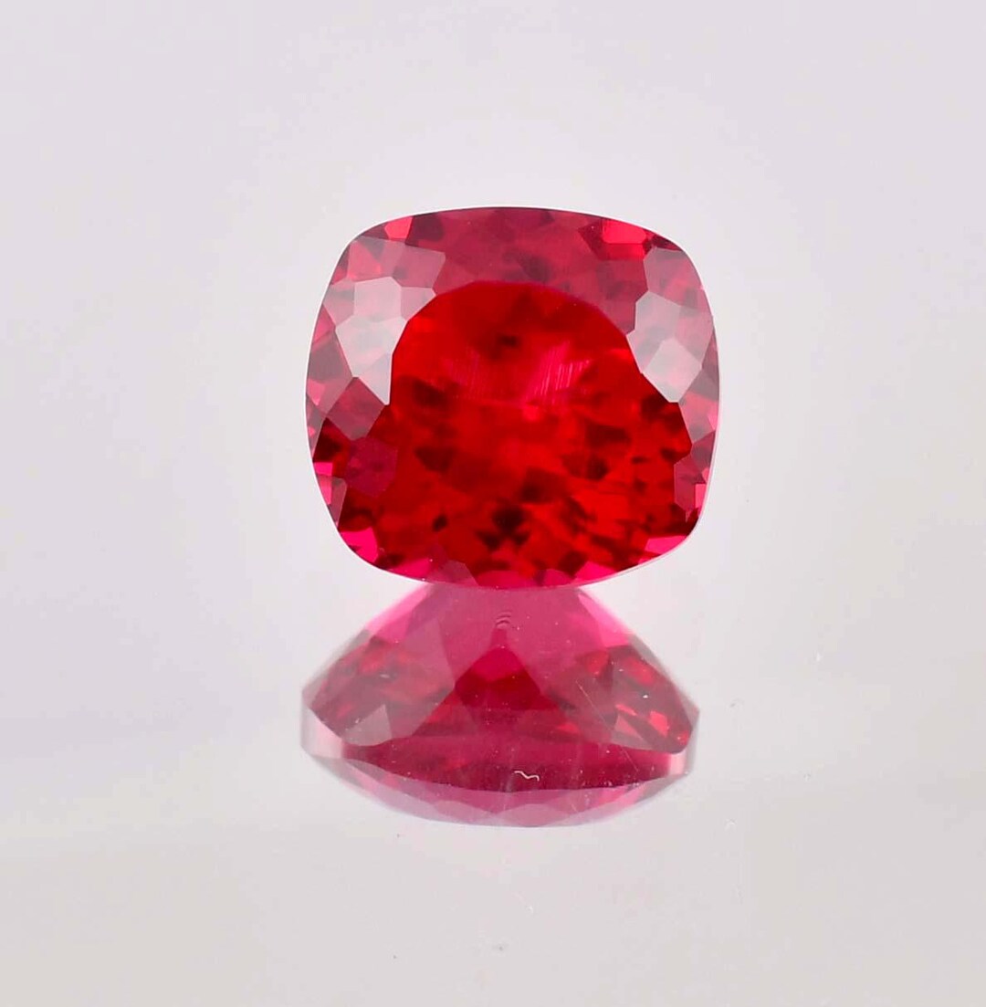 Perfect Ruby AAA Flawless Natural MOGOK Red Ruby Perfect Cushion Cut GIT Certified ...