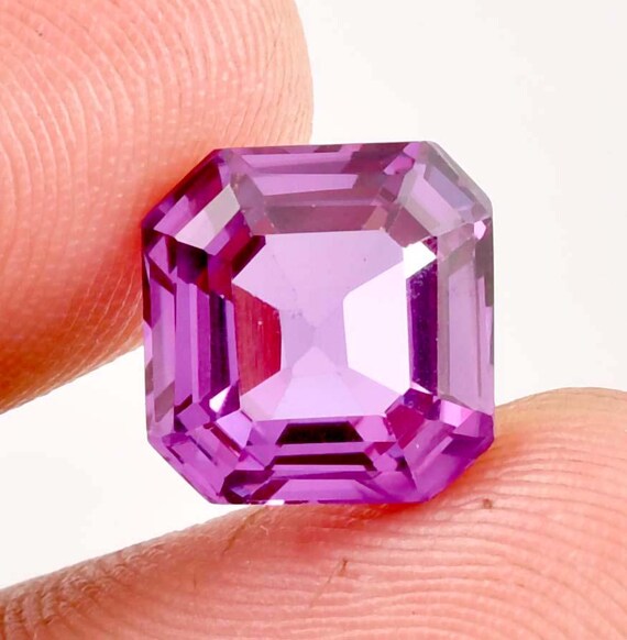 Alexandrite Naturelle Bicolore - Pierre Précieuse Brute 24,60 Carats - Coupe Carrée - Inde