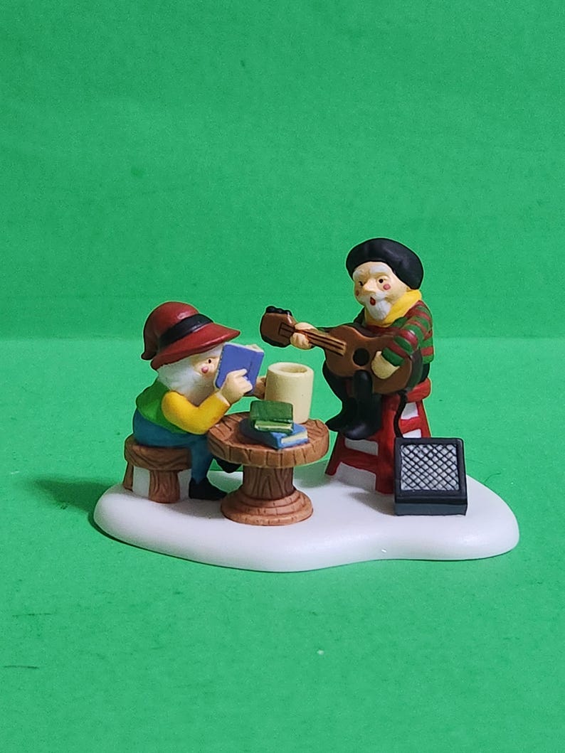 Department 56 North Pole Series Just A Cup Of Joe & Two For The Show - Thumbnail 2