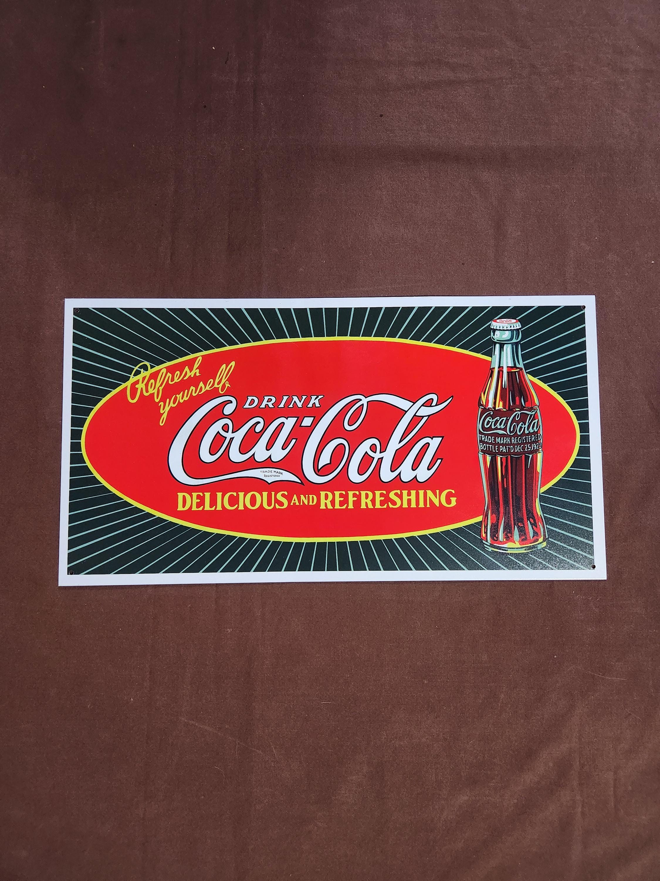 Various Rectangle Drink Coca-cola Replica Metal/porcelain Signs