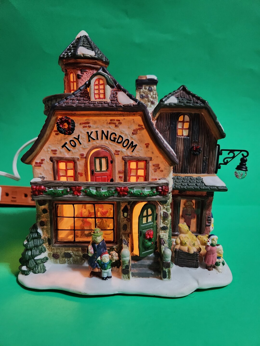 Enchanted Forest Christmas Porcelain Lighted Toy Kingdom House free