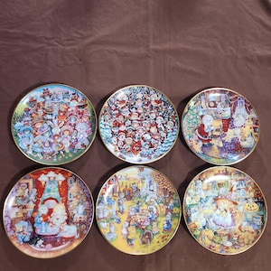 Various Fine Porcelain Cat Plates by Artist Bill Bell, Numbered, The Franklin Mint  **Free Shipping**