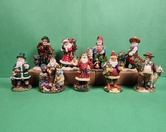 Various International Santa Claus Collection Figurines (Each Sold Seperately)