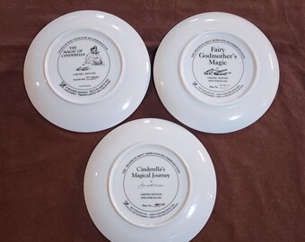 Franklin Mint Cinderella Limited Edition Fine Porcelain Plate by