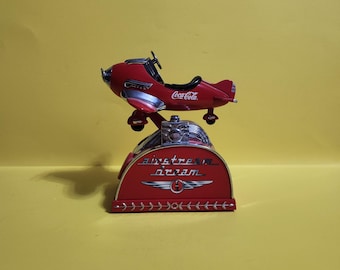 Coca-Cola Collectible Airplane Musical Box, 1999  **Free Shipping**