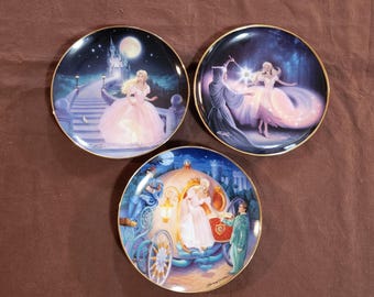 Franklin Mint Cinderella Limited Edition Fine Porcelain Plate by