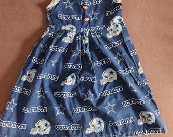Girls Dress Dallas Cowboys (Size 8)
