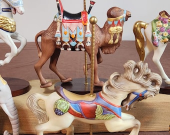 Complete Franklin Mint Treasury of the Carousel Art W/coa's, 1988