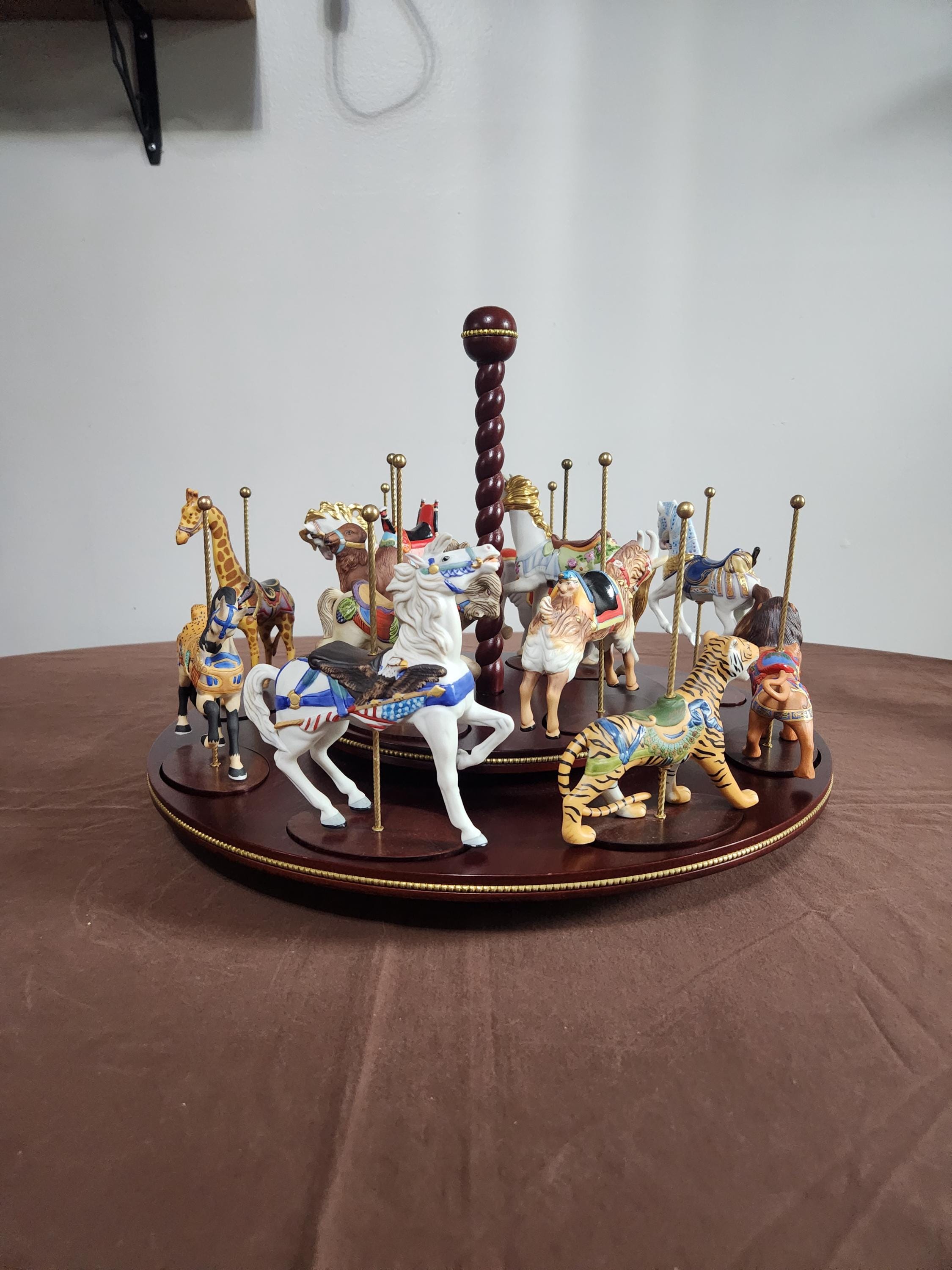 Complete Franklin Mint Treasury of the Carousel Art W/coa's, 1988