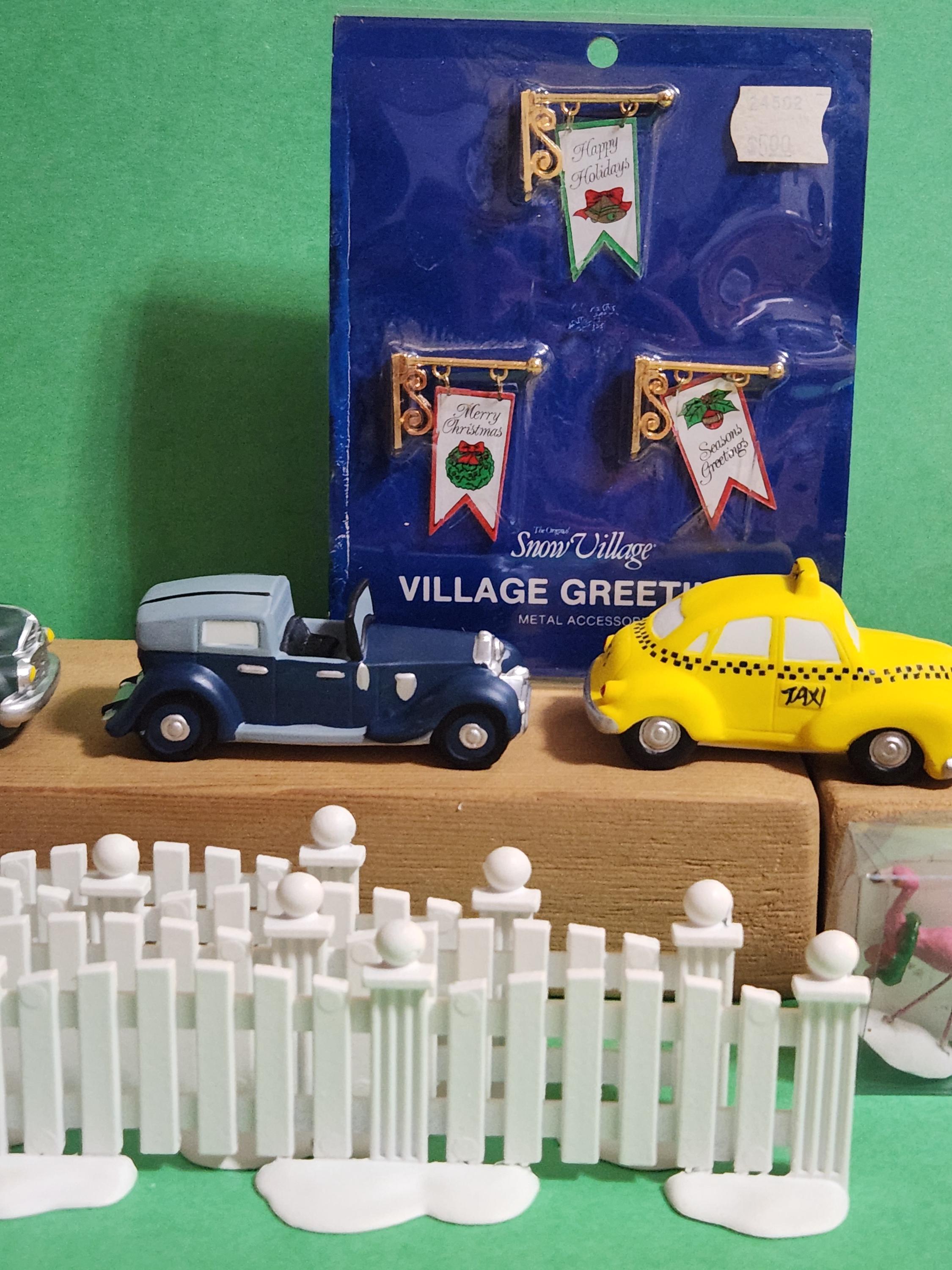 Group of Department 56 Snow Village Accessories **free Shipping