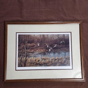 Professionally Framed 21 X 16 Inch &quot;Apple River Mallards&quot; Print by Terry Redlin  **Free Shipping**