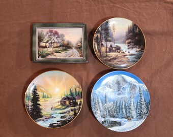 Various Scenic Nature Plates from Various Artists w/COAs  **Free Shipping**
