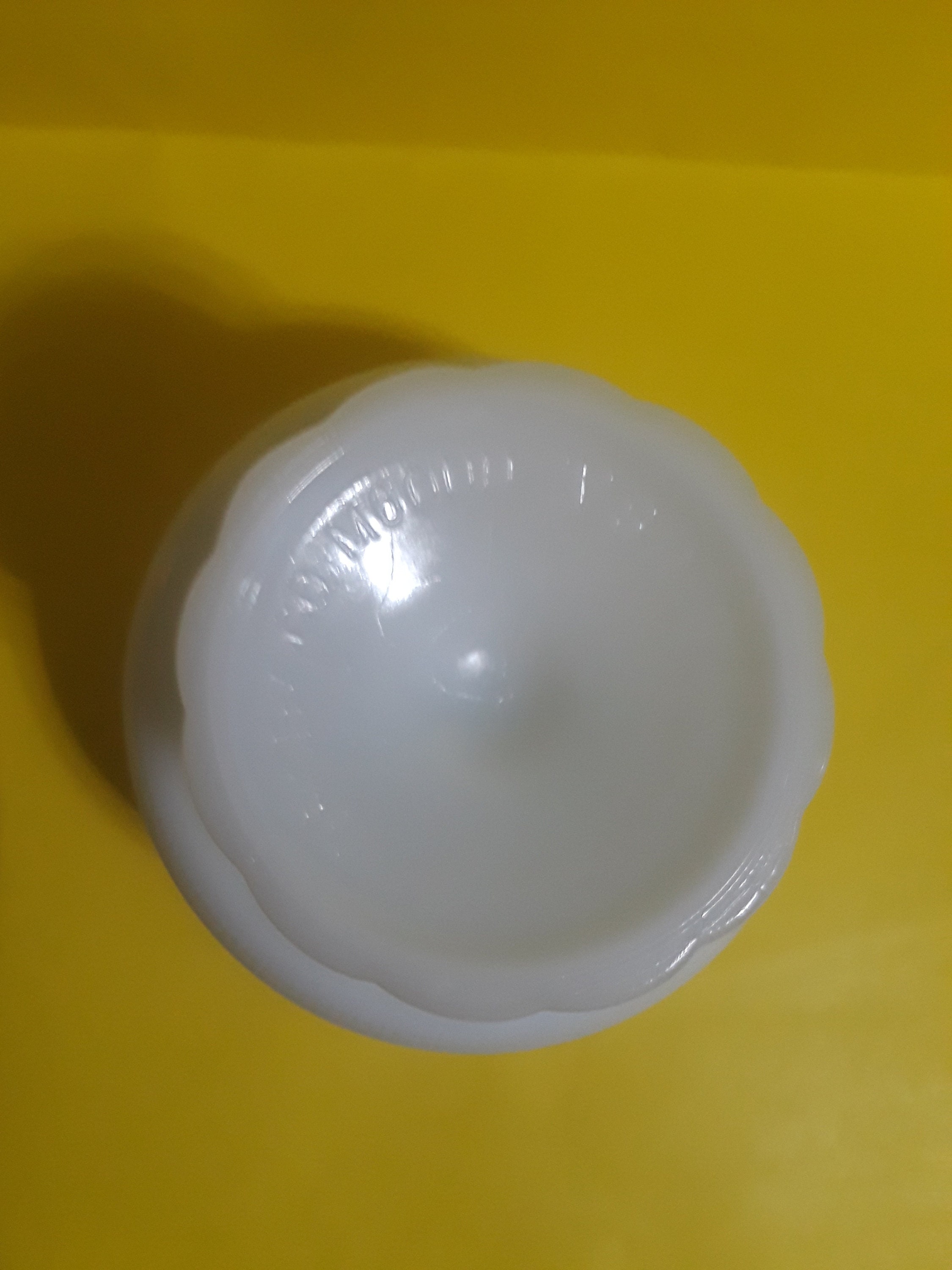 E.O. Brody Co, M6000, Milk Glass Pedestal Bowl, Made in U.S.A free