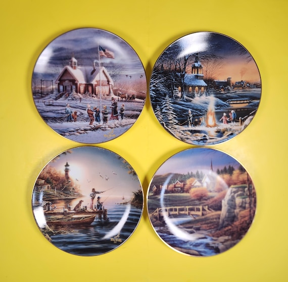Various Terry Redlin Decorative Plates (each Sold Separately) - Etsy