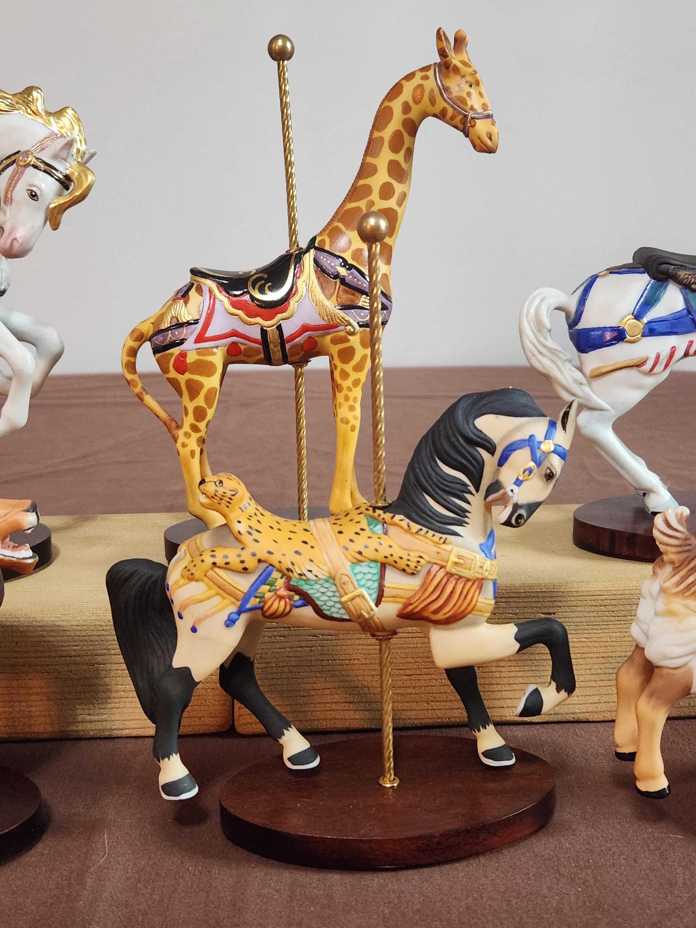 Complete Franklin Mint Treasury of the Carousel Art W/coa's, 1988