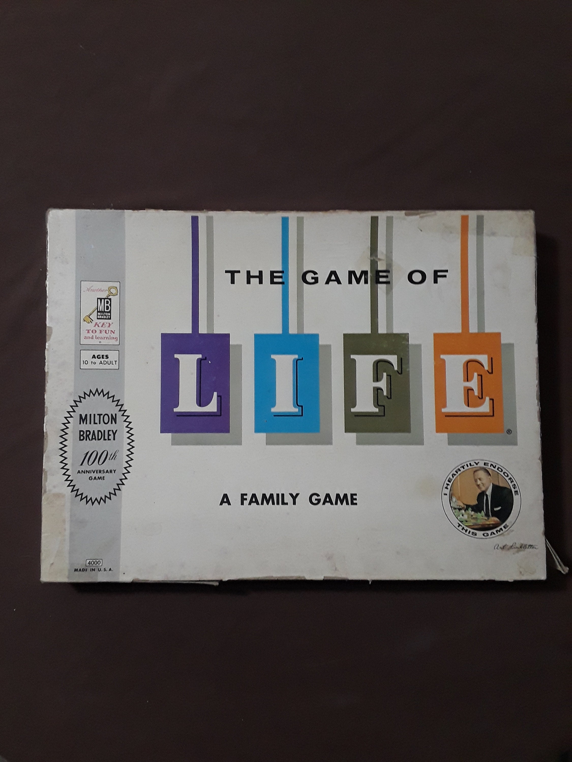 The Game Of Life 2002 Board And Instructions Only Hasbro