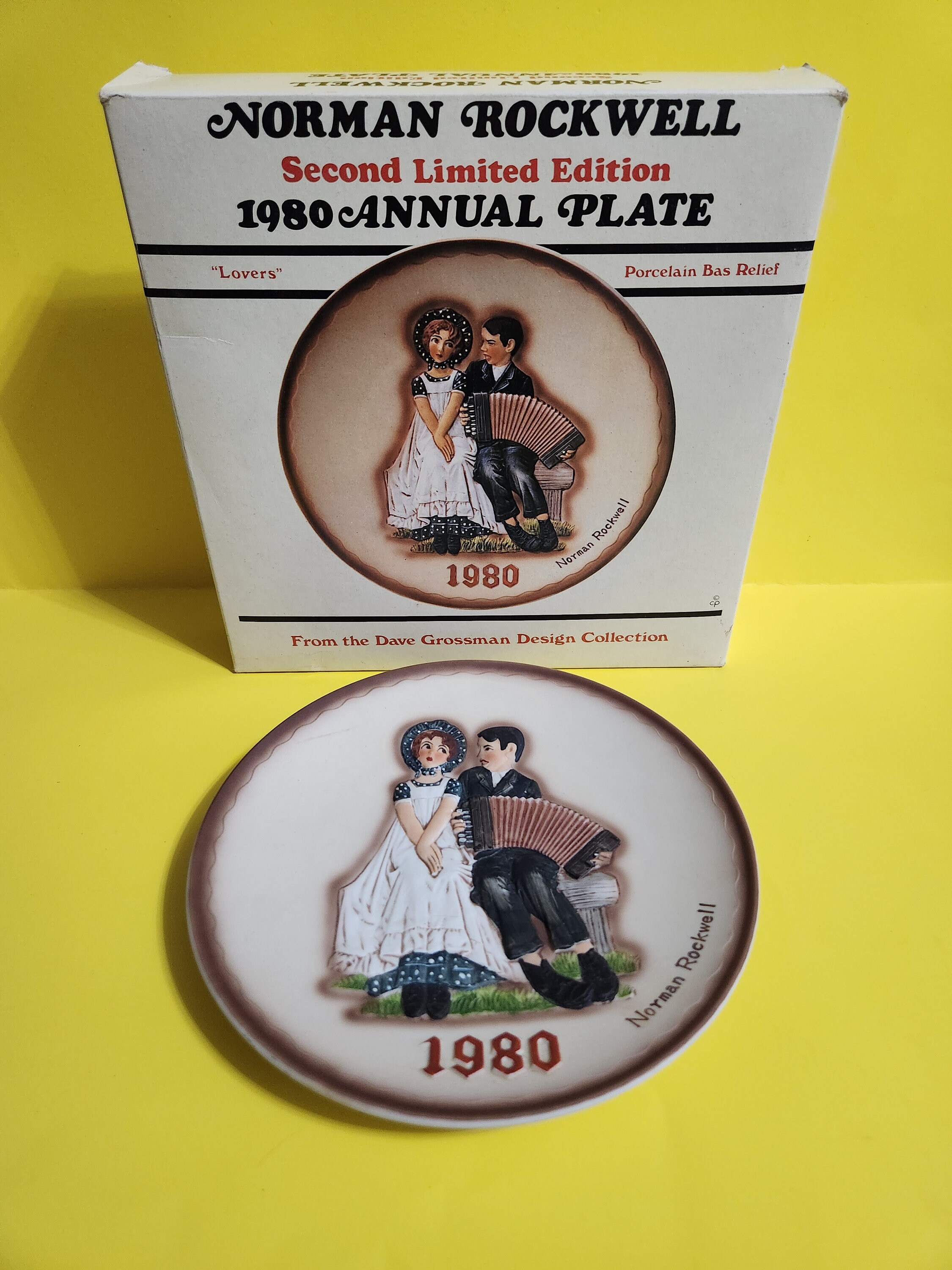 1980 Annual Norman Rockwell Fine China Plate - Etsy