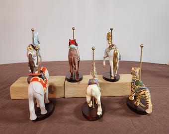 Complete Franklin Mint Treasury of the Carousel Art W/coa's, 1988
