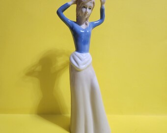Imcor Lady Figurine Carrying a Jug on Her Head