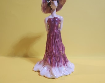 Figura de Heather Goldminc, Dama vestida de rosa, Blue Sky Corp, 2003 **Envío gratuito**
