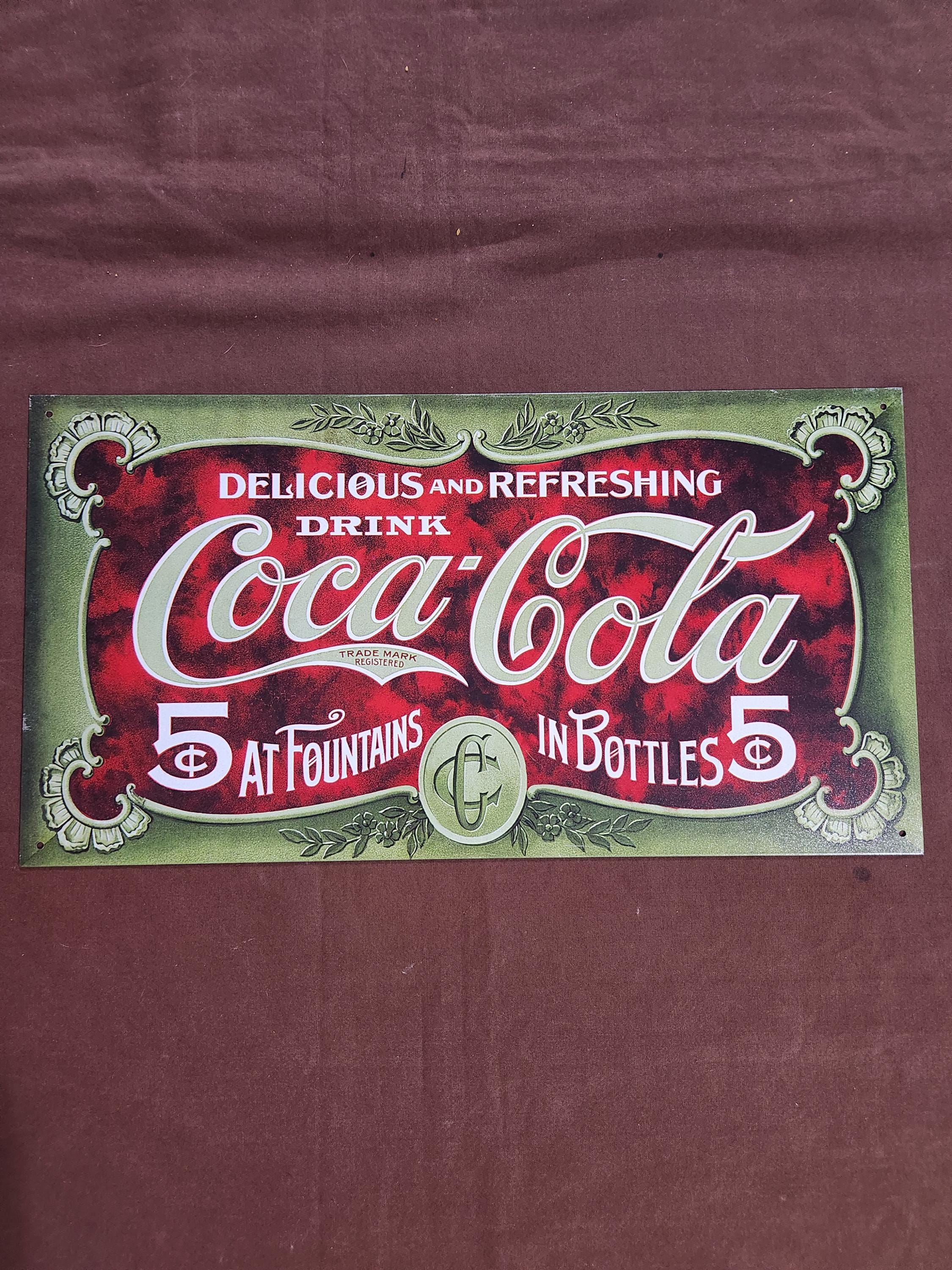 Various Rectangle Delicious and Refreshing Coca-cola Metal/tin