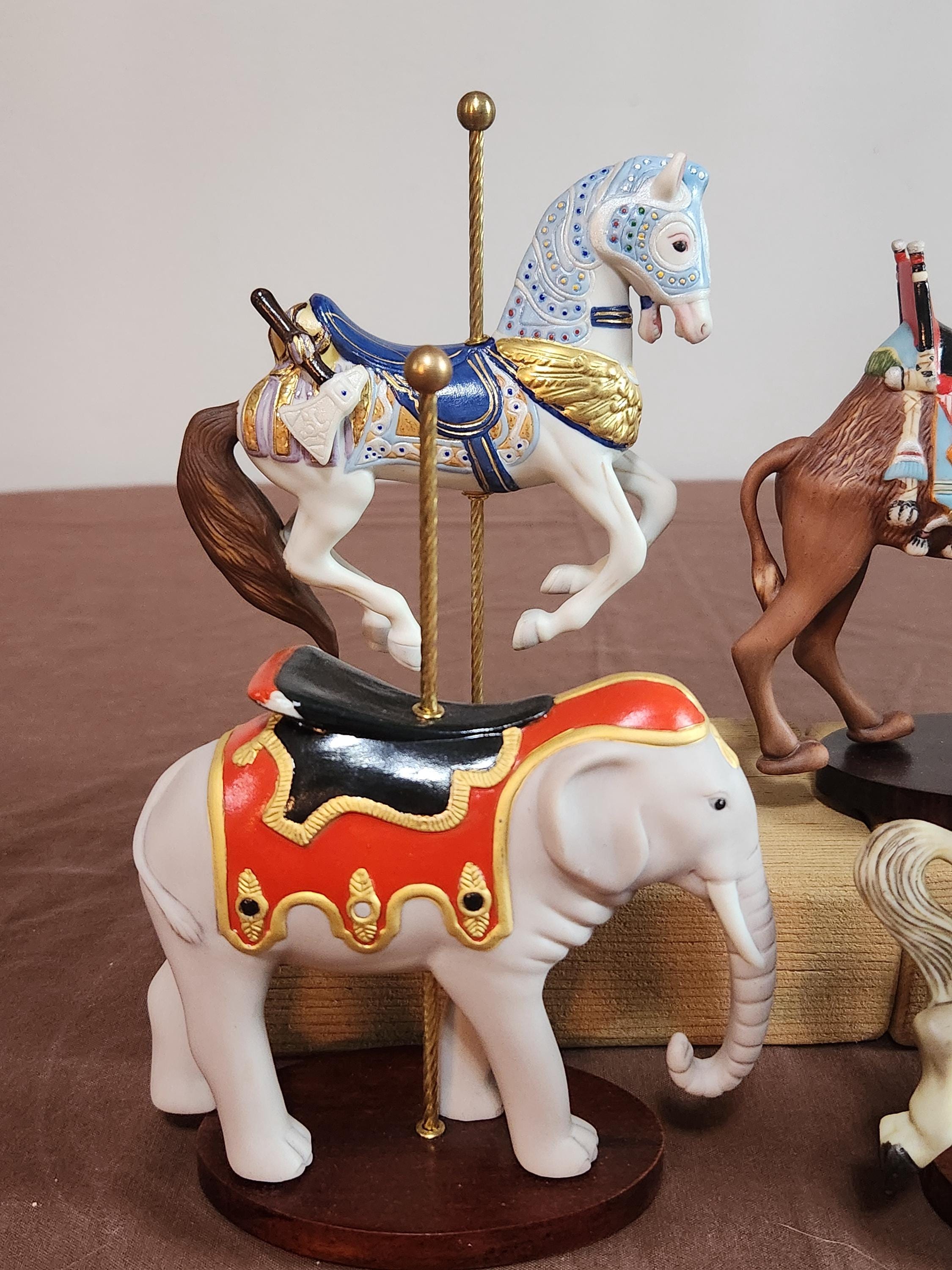 Complete Franklin Mint Treasury of the Carousel Art W/coa's, 1988