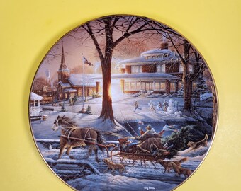 Terry Redlin Racing Home Numbered Plate, 1997