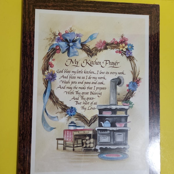 Kitchen Prayer Etsy