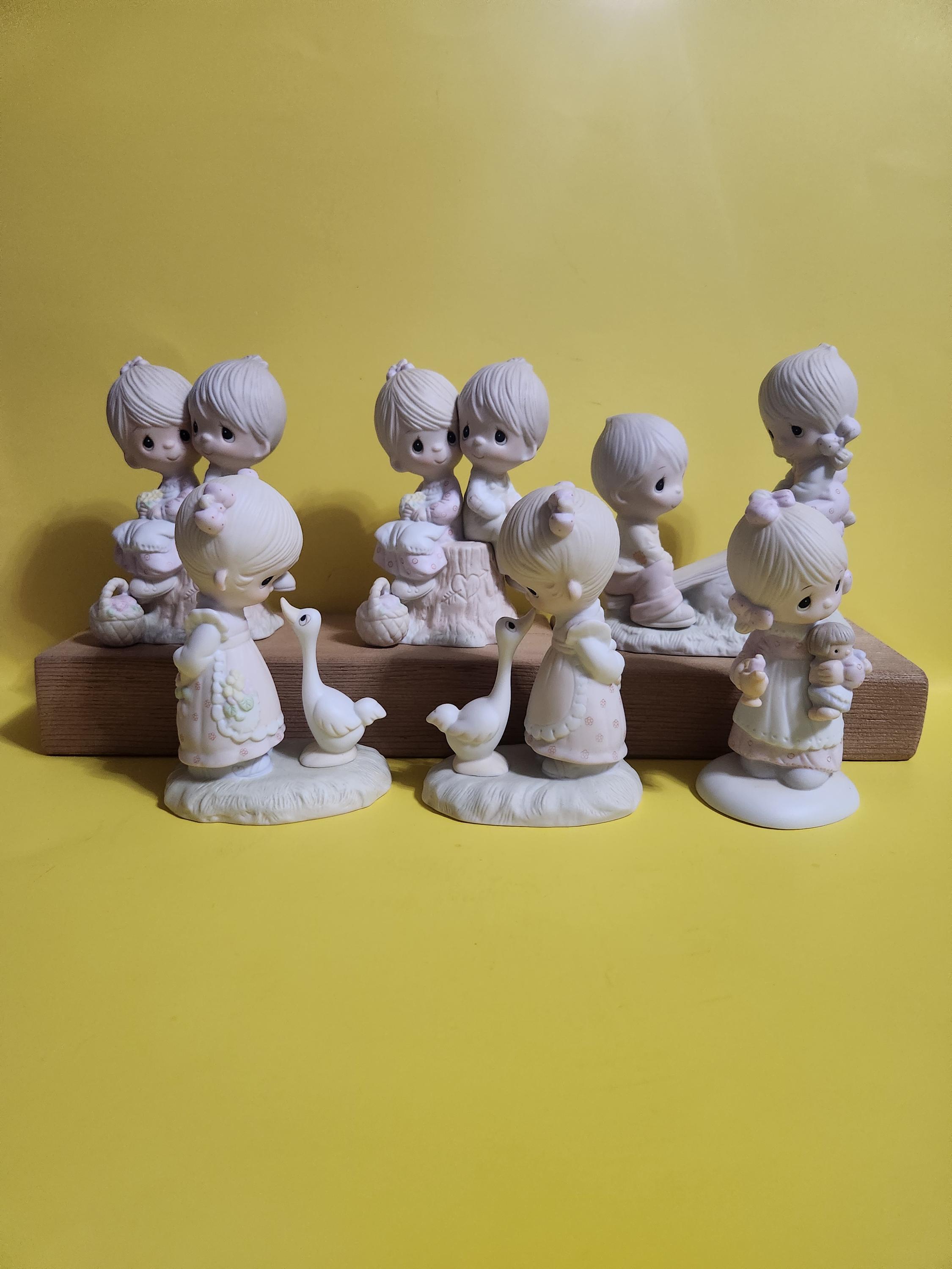 Group of 6 Precious Moments Figurines From the Original 21, 1978