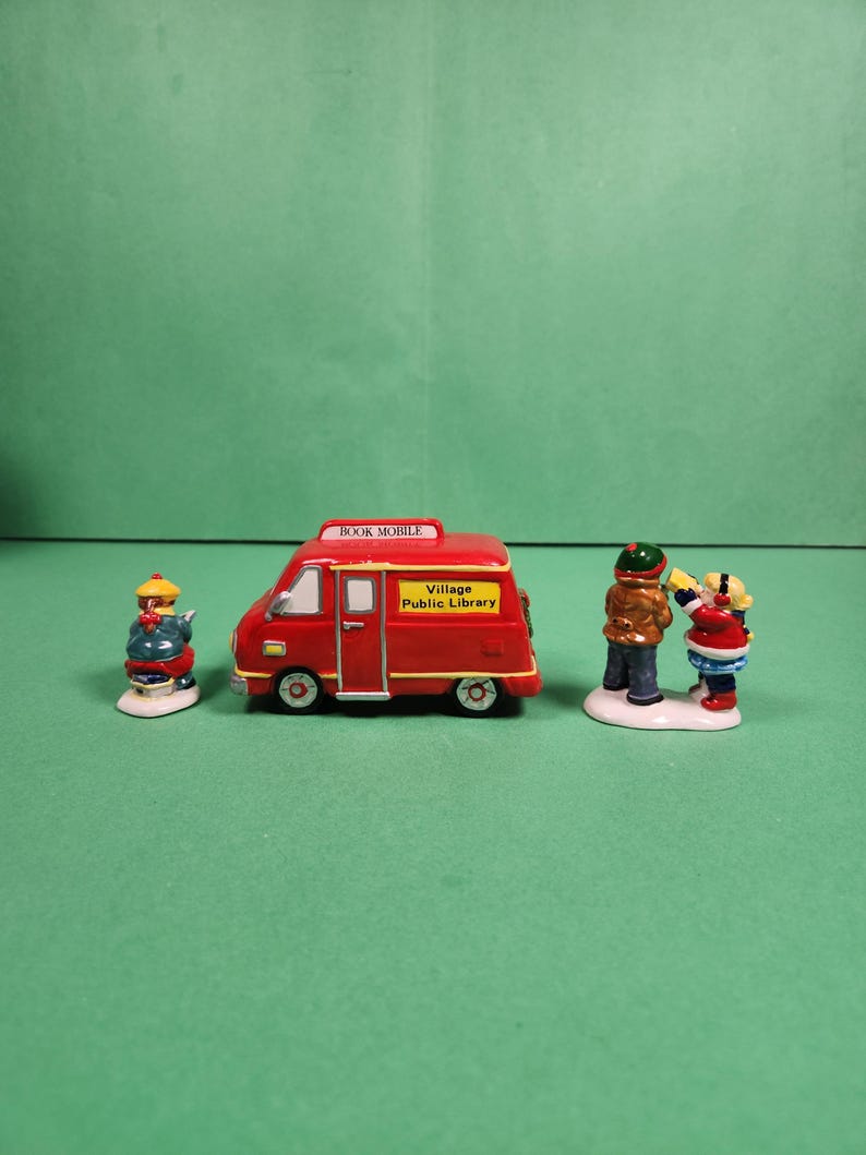 Department 56 The Original Snow Village Check It Out Bookmobile