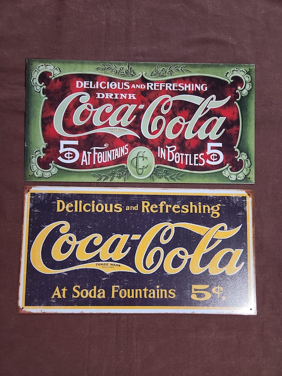 Various Rectangle Delicious and Refreshing Coca-cola Metal/tin