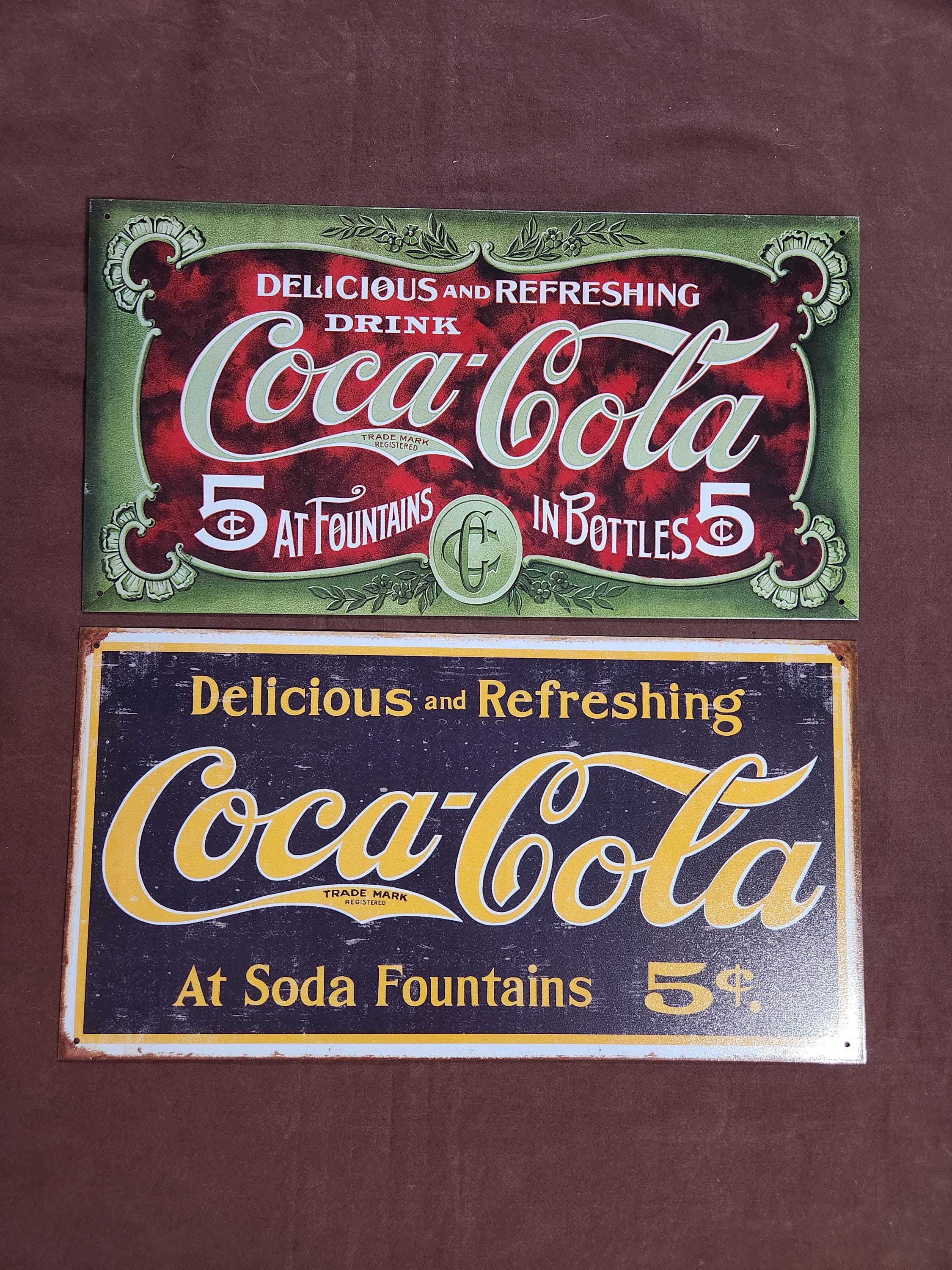 Various Rectangle Delicious and Refreshing Coca-cola Metal/tin