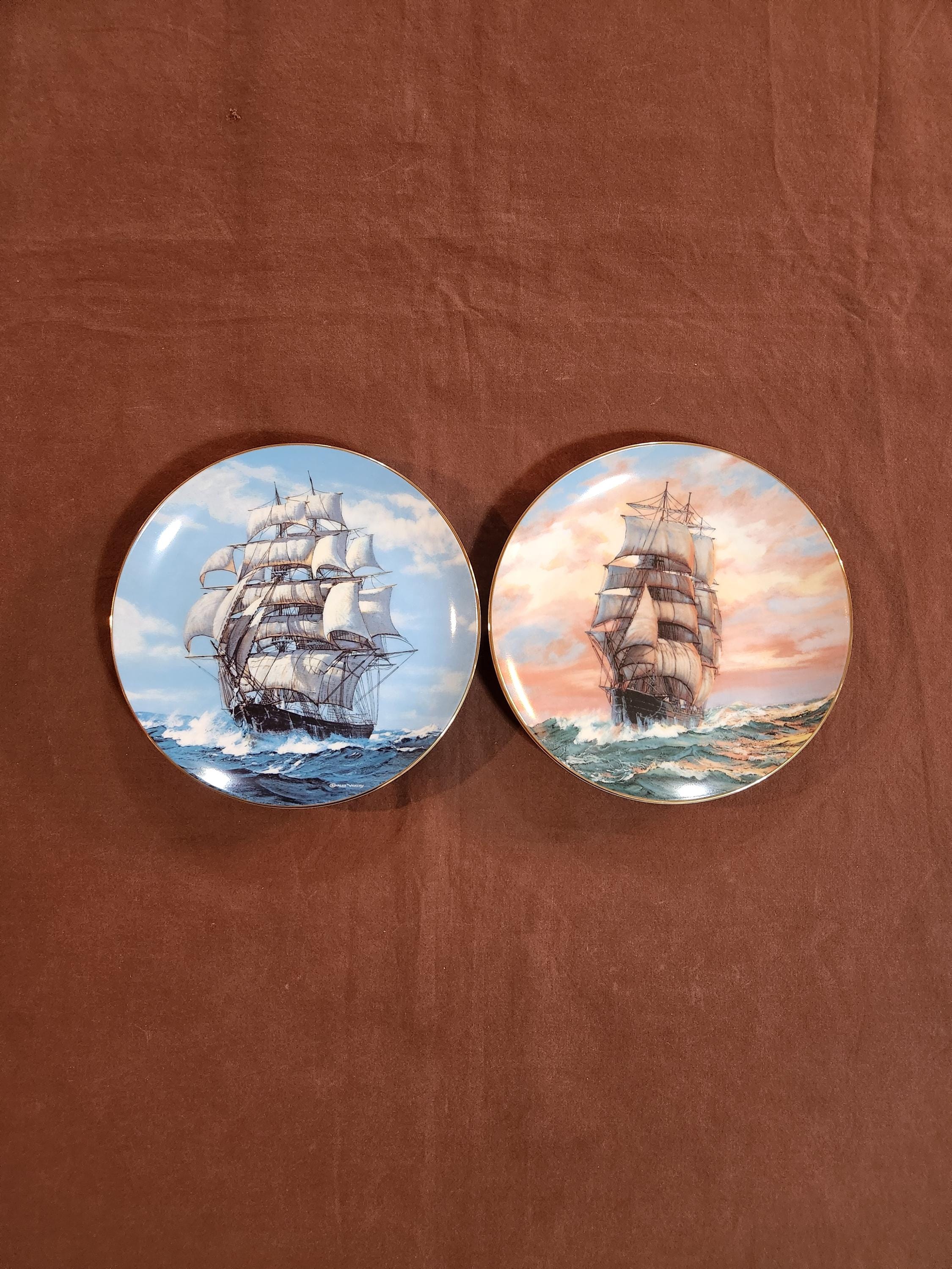 Clipper Ship Plates - Etsy